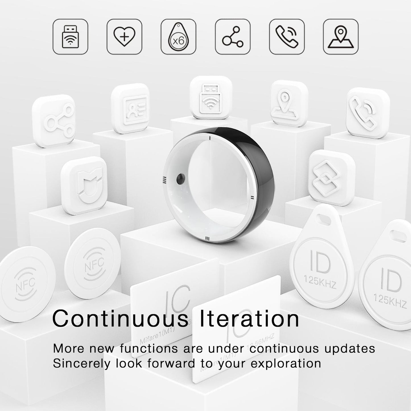 Smart Ring : Carte d'identité, de paiement ou de stationnement
