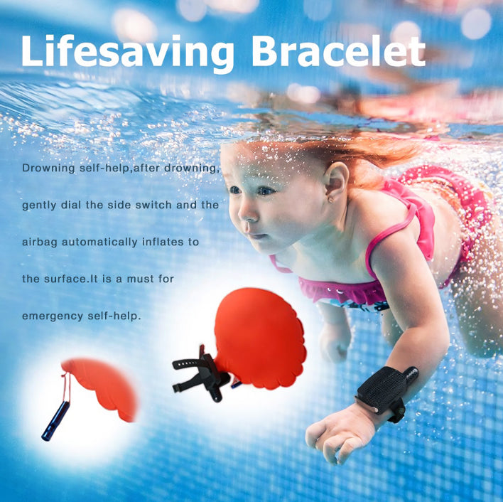 Lifesaving swimming bracelet