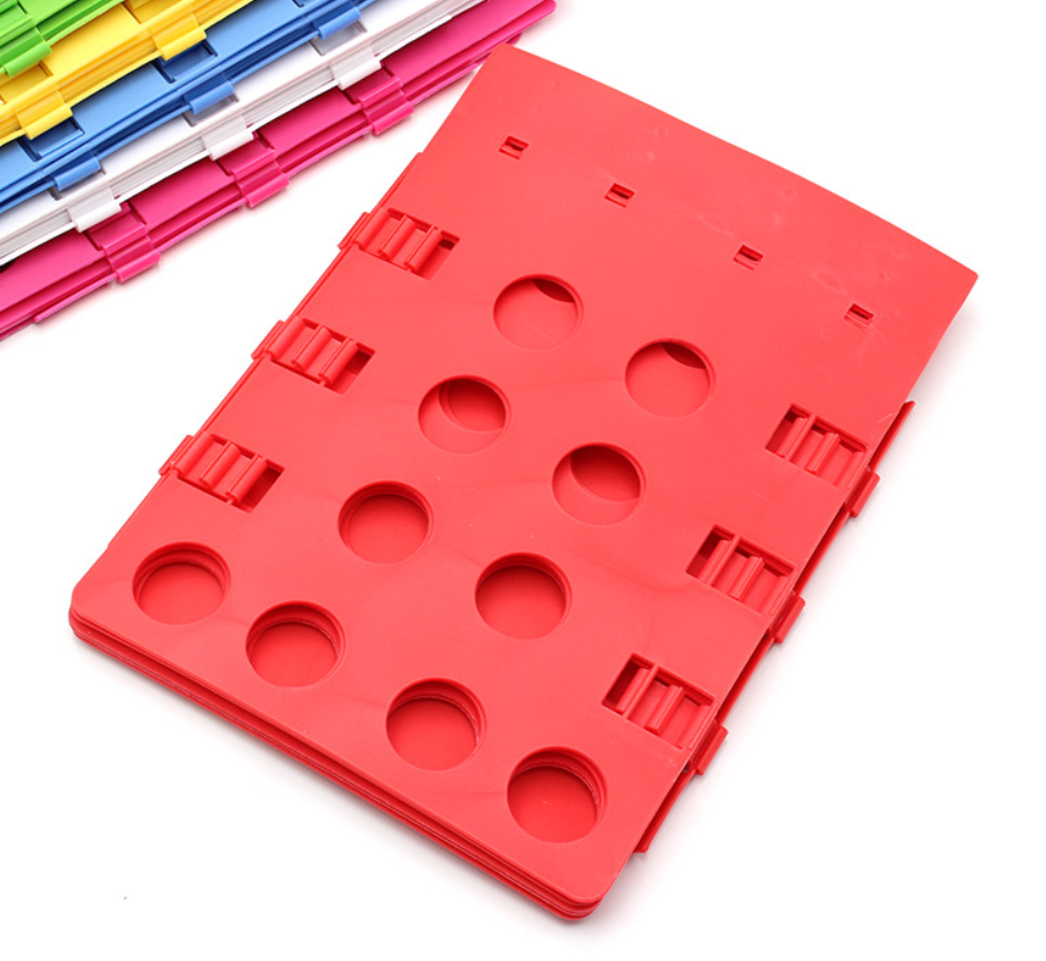 Self-teach folding board