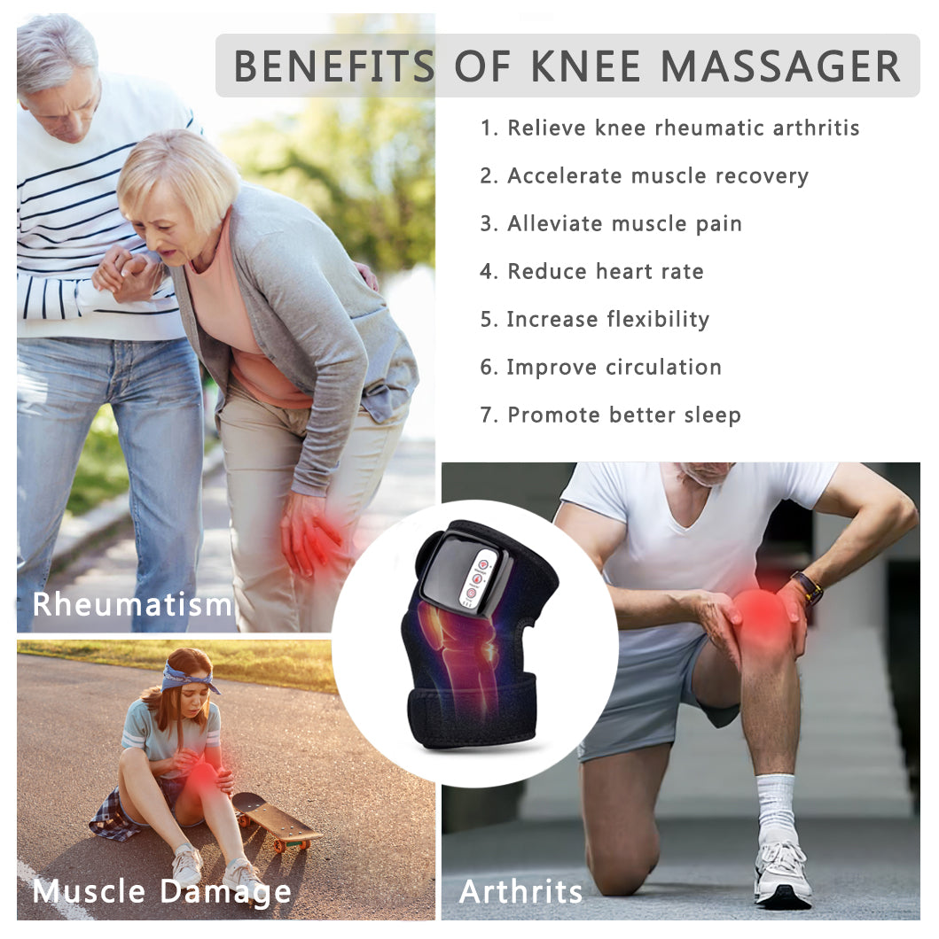 Vibration & Heat Knee Massager