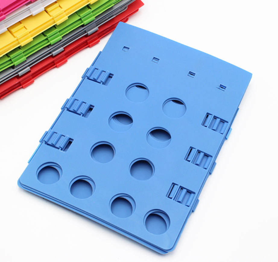 Self-teach folding board