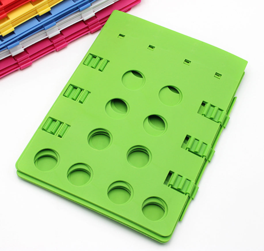 Self-teach folding board