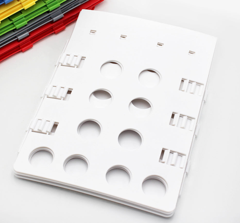 Self-teach folding board